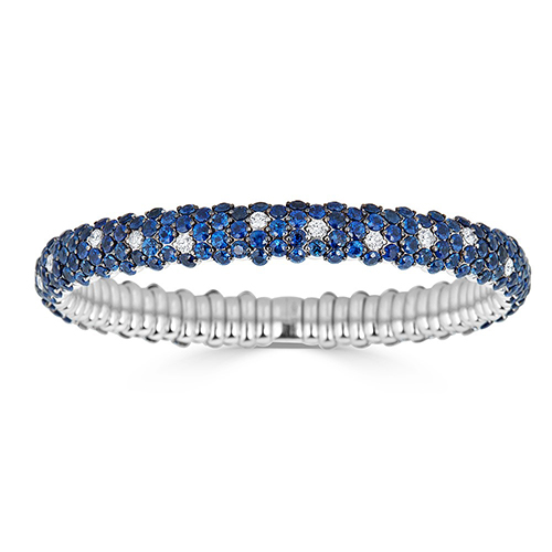 18K Ruby & Diamond Expandable Bracelet